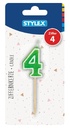 ZIFFERNKERZE "4" 1ER SB