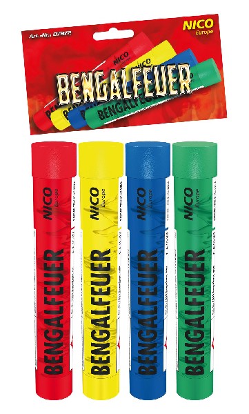 BENGALFEUER,4ER,BUNT,BTL.