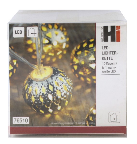 LED BELEUCHTUNG MET.KUGEL