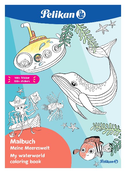 MALBUCH MEERESWELTEN PEL.