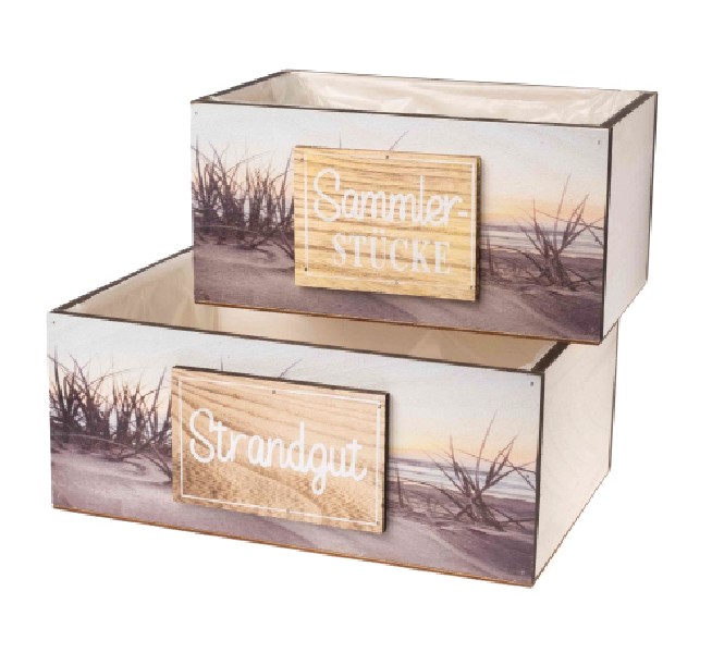 HOLZBOX,2ER SET,STRANDMOT
