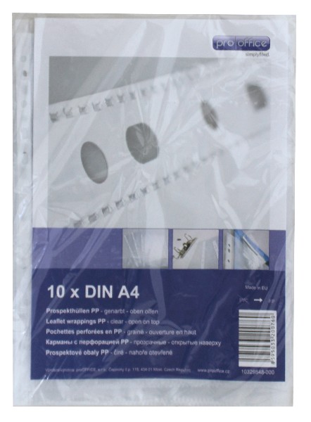 PROSPEKTHUELLEN A4 10ER