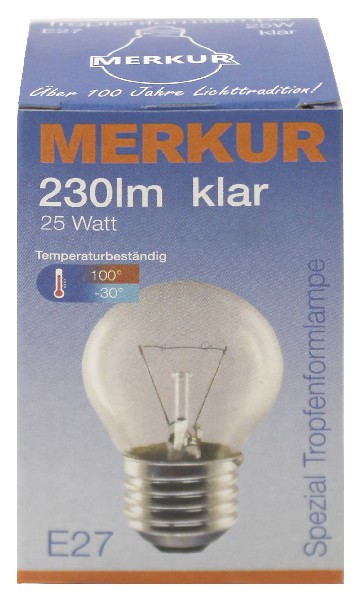 TROPFENLA. 25W KLAR E27