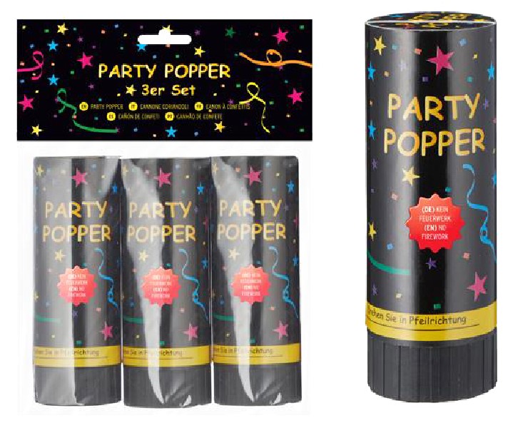PARTY POPPER 3ER, SB