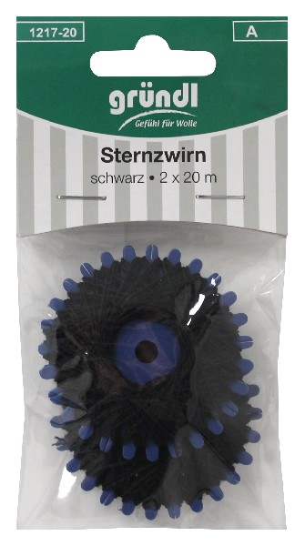 STERNZWIRN 2X20M SCHW. SB
