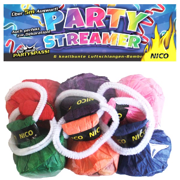 PARTY STREAMER,6ER, BTL.