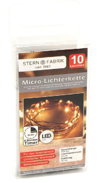 DRAHTLICHTERK. LED 10ER