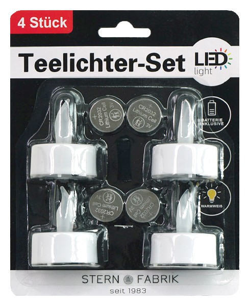TEELICHT LED 4ER      SB
