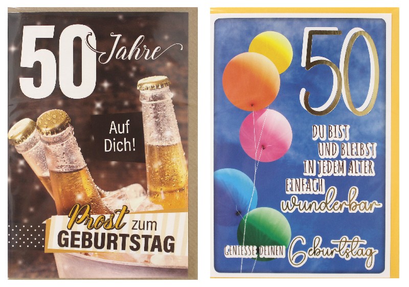 KARTE,GEB. ZAHL 50