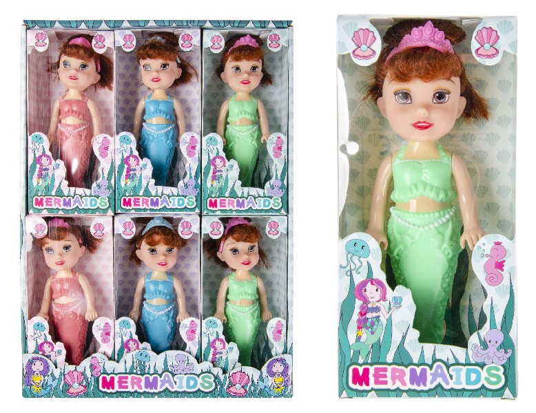 PUPPE,MERMAID,17CM,3F.I.D