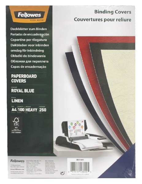 FELLOWES COVER LEIN.BLAU