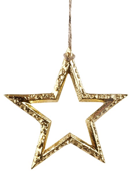 STERN MET. GOLD   12,5CM