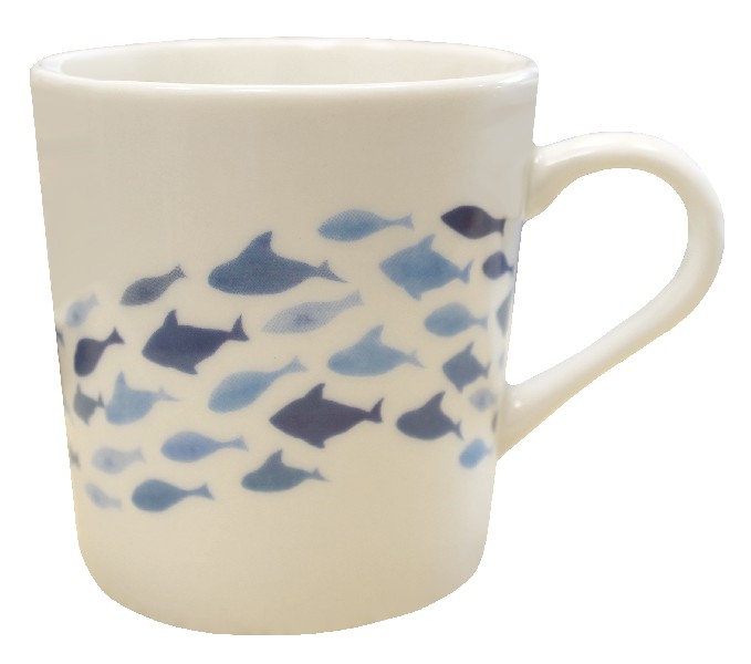 BE.FISCH,BLAU/AQUARELL