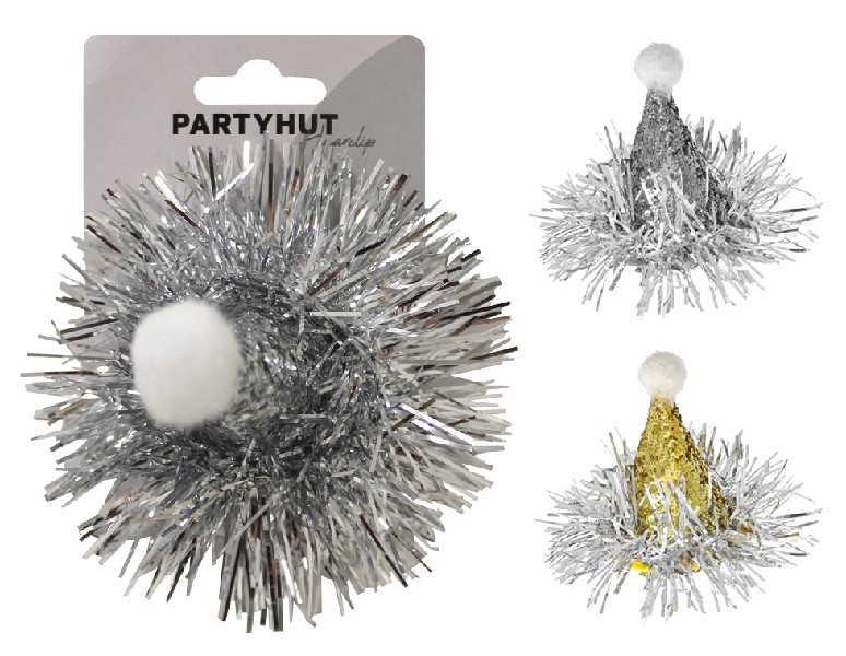 HUT,HAARCLIP,9CM,GO/SI,SB