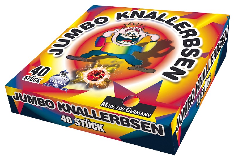 KNALLERBSEN 40ER FALTSCH.