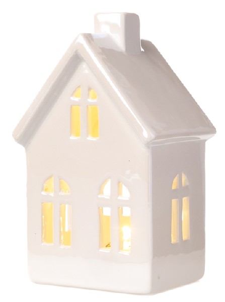 HAUS LED,WEISS GLÄNZEND
