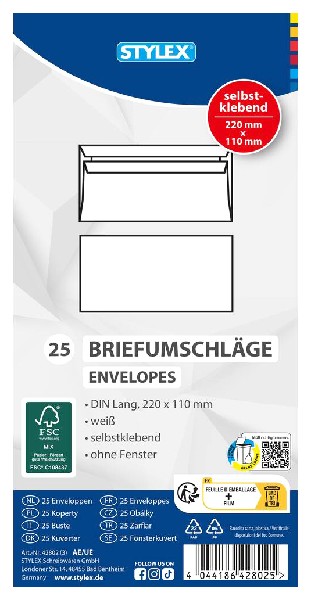 [277313] BRIEFUM. DL/SK/WSS/ 25 ER