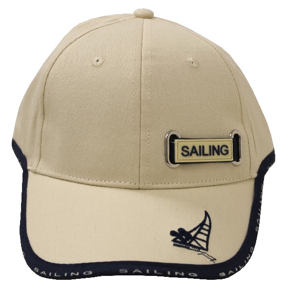 CAP SAILING BEIGE,BLAU