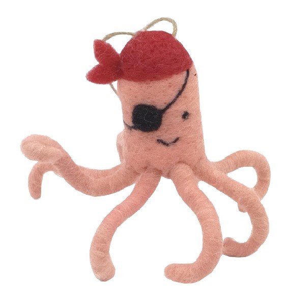 FILZ OKTOPUS,PIRAT,10X8,5