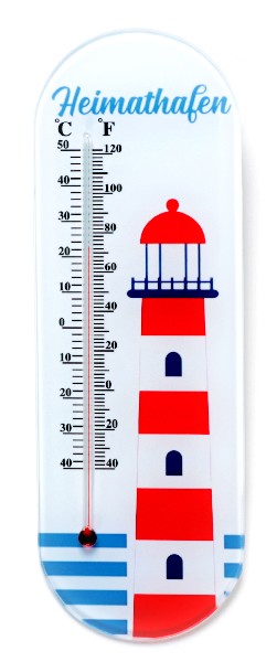 THERMOMETER AUF GLAS,22CM