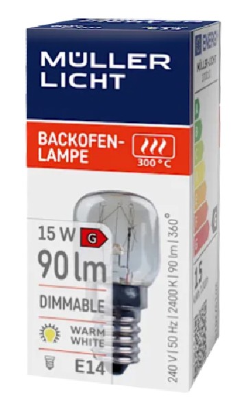 BACKOFENLAMPE,15W,     FS