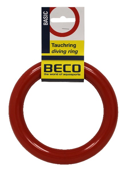[374932] TAUCHRING GLATT,14CM,ROT