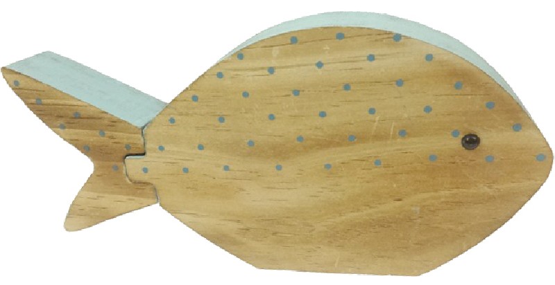 HOLZFISCH M.PUNKTEN 20CM
