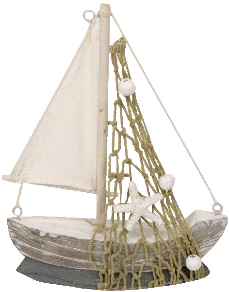 SEGELBOOT + NETZ 16 CM