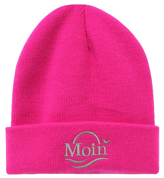 STRICKMÜTZE,MOIN,PINK