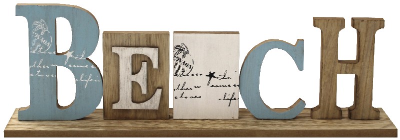 HO.TEXT:BEACH,40X13X6CM