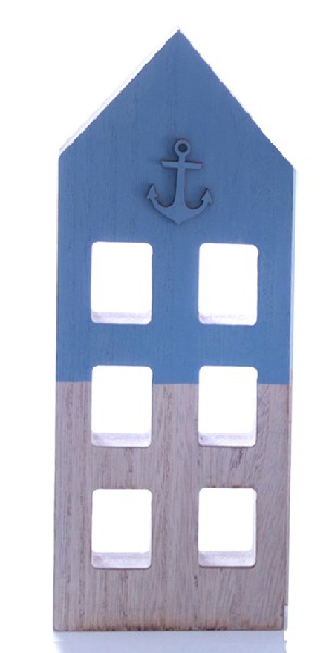 HAUS,MDF,23CM,BLAU