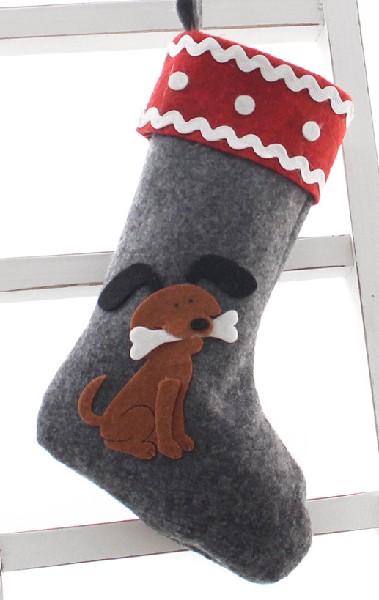 WEIHN.-SOCKE FILZ HUND