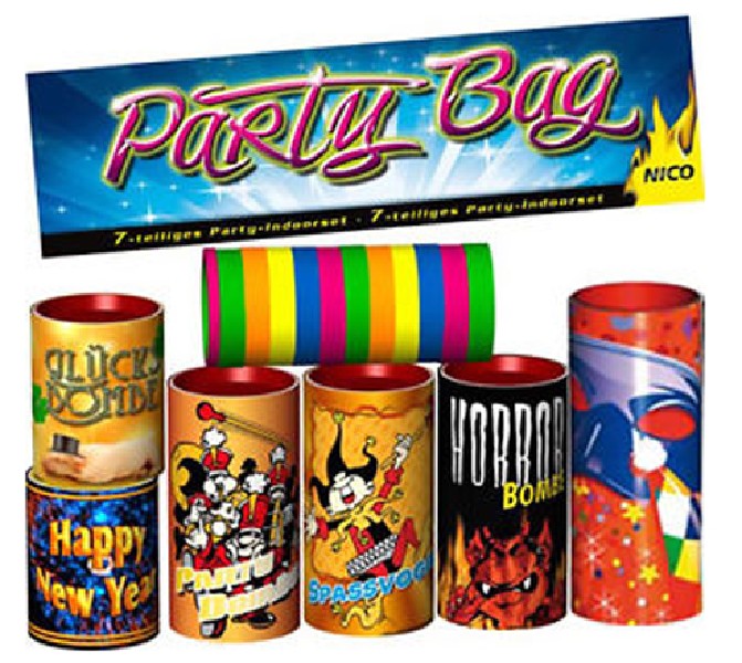 PARTY BAG, 7 TLG  SB
