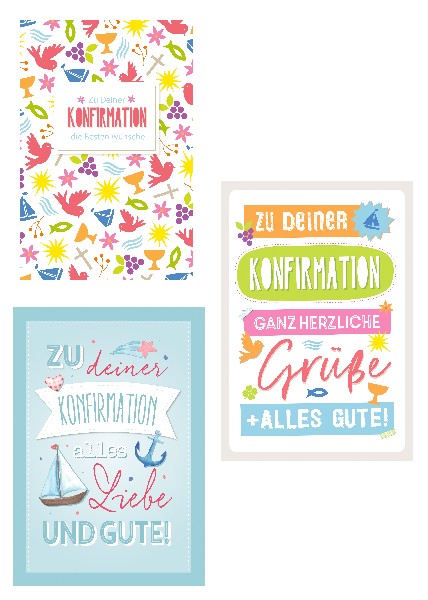 KARTE,KONFIRMATION,100ER