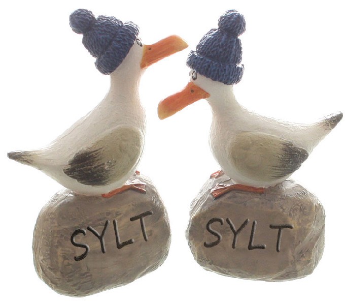 MÖWE/STEIN,SYLT,11CM,2FA