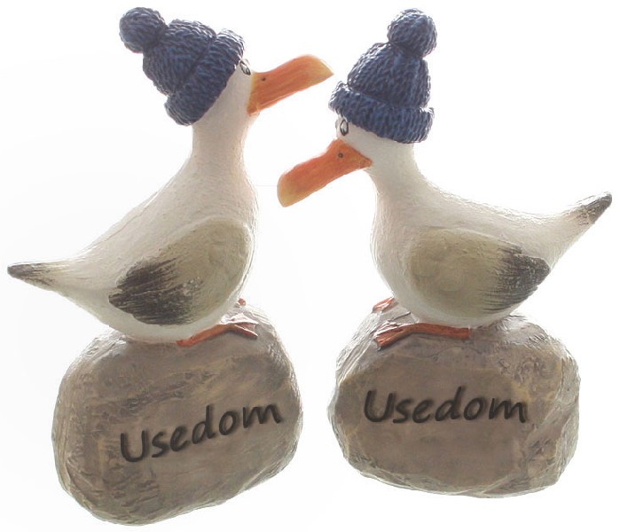 MÖWE/STEIN,USEDOM11CM,2FA