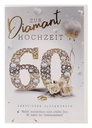 KARTE, DIAMANTE HOCHZEIT