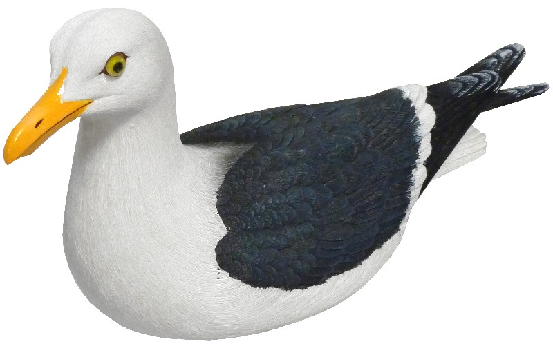 MÖWE,POLYR.SCHWIMMEND40CM