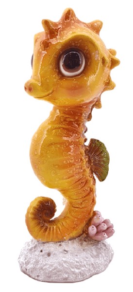 SEEPFERDCHEN,ORANGE,17CMH