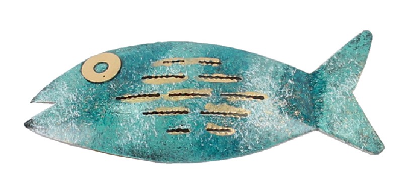 FISCH,GRÜN,15CM
