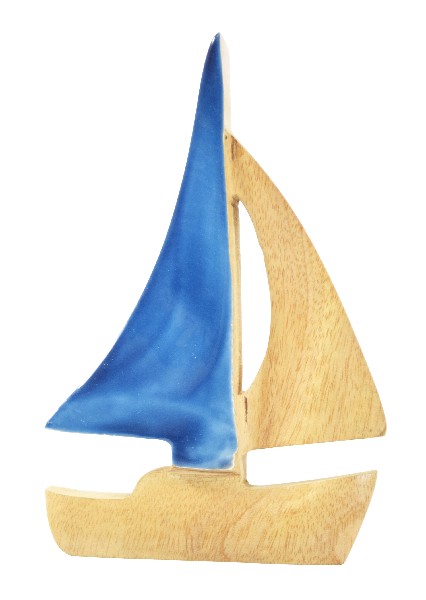 SEGLER,BLAU,2,5X7X10CM