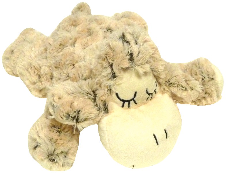 PL.SCHAF,BRAUN,LIEG.,30CM