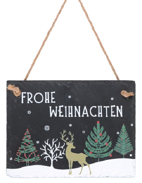 SCHILD WEIHN. SCHIEFER