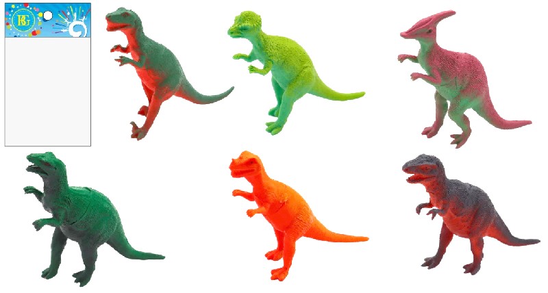 DINO,9-10CM,12FA.SORT. SB