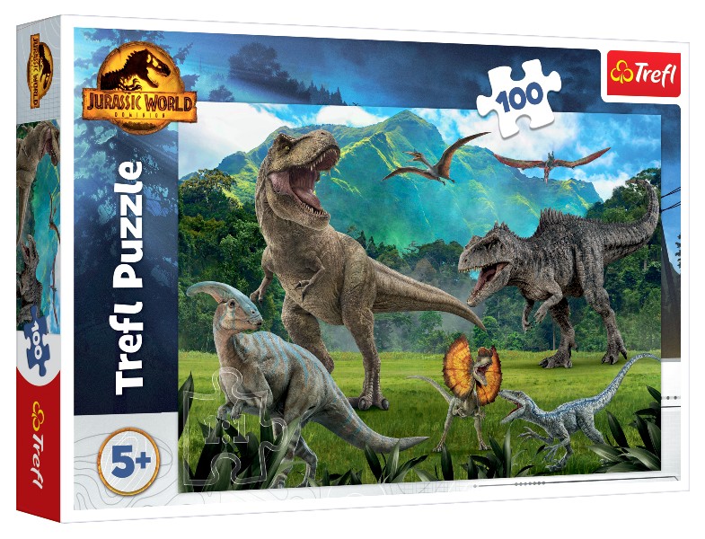 PUZZLE,DINOSAURIER,100TLG