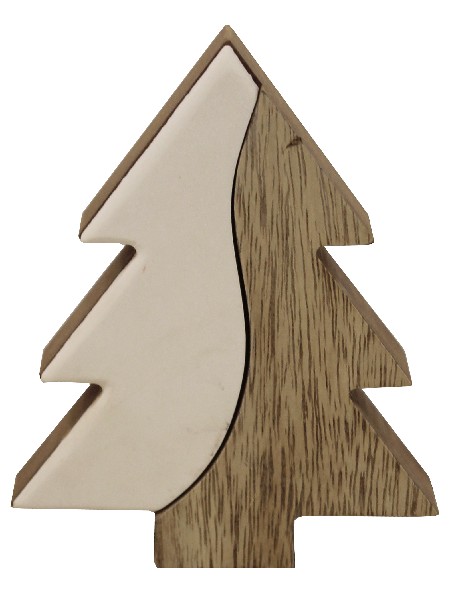 [13470] TANNE HOLZ/ZEMENT 14CM