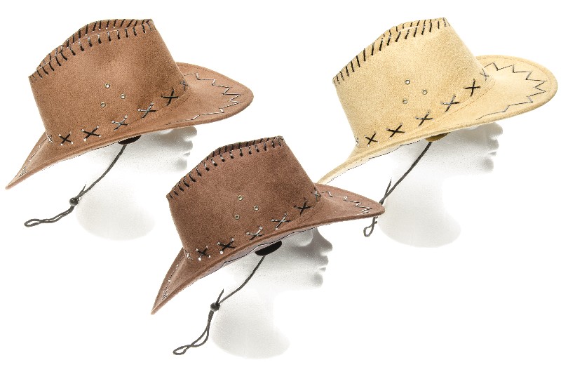 COWBOY-HUT LEDER-LOOK 3SO