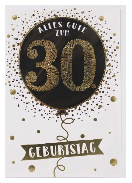 KARTE,GEB.ZAHL 30