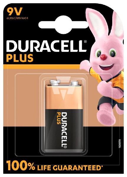 BATT.DURAC.PLUS,9V,1ER SB