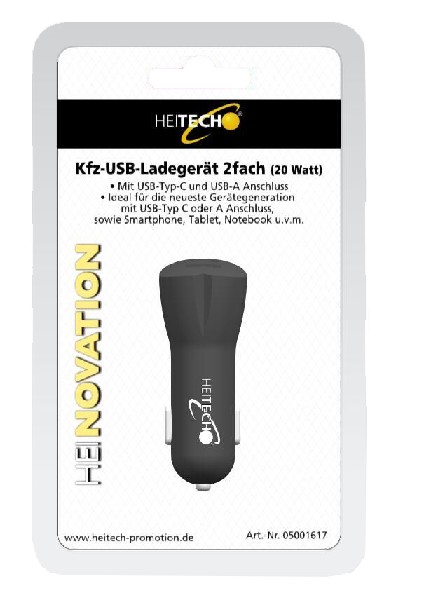 KFZ-USB-LADEGERÄT,2FA. SB